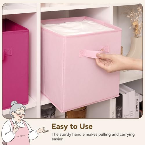 GRANNY SAYS 11 Inch Fabric Cube Storage Bins - Image 5