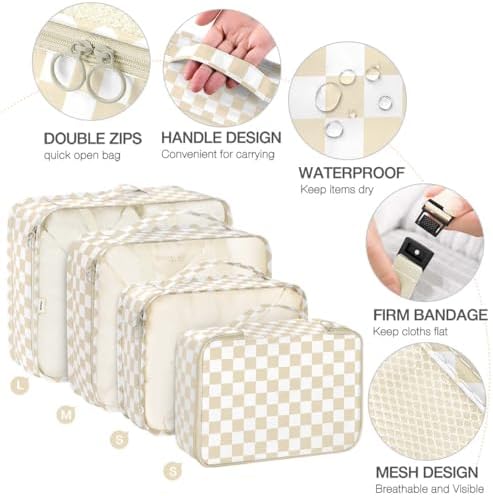 8 Set Packing Cubes for Suitcases, Packing Cube - Image 3