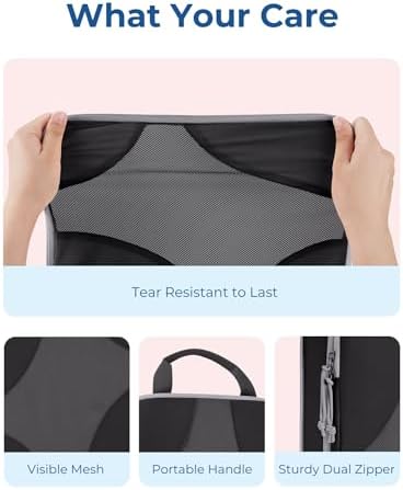 Bagsmart Compression Packing Cubes, Travel Bag Cruise Ship Essentials - Image 6