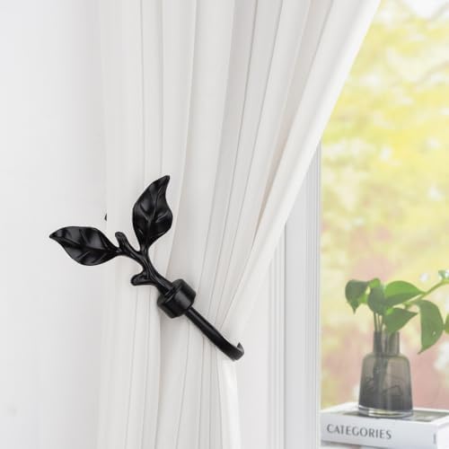 SUQ I OME Leaf Shaped Curtain Holdbacks, 1 Pair - Image 6