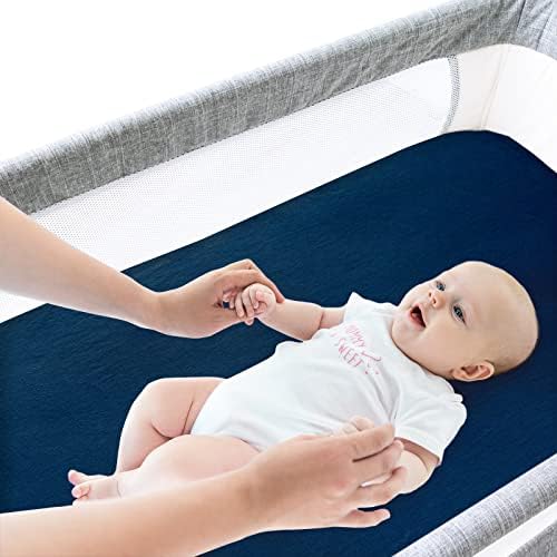 Bassinet Sheets for Baby Boy, 100% Cotton Sheets, 2 Pack - Image 5