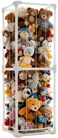 Stuffed Animal Storage Organizer, Upgraded Quick-Lock Vertical Toy Holder by Unknown
