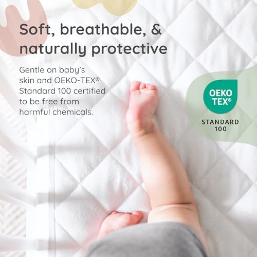 Margaux & May Pack N Play Mattress Protector, Oeko-TEX® Certified - Image 4
