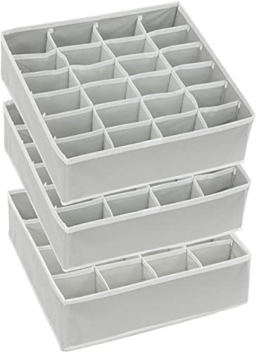 Simple Houseware Sock Drawer Organizer, 3 Pack - Image 5