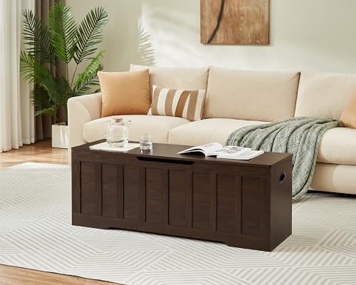 VANKILEY 51.2" Storage Chest Extra Large, Wooden Storage Bench - Image 4