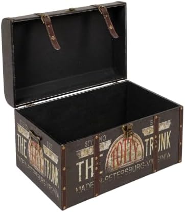Household Essentials Large Decorative Storage Trunk - Image 6