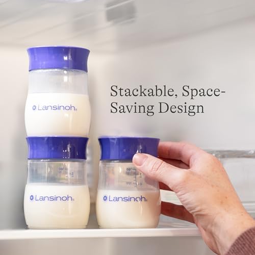 Lansinoh Breastmilk Storage Bottles, 5 Ounces, 4 Pack - Image 3