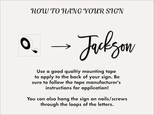 Personalized Wooden Name Sign Cutout - Image 7
