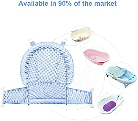 RUIXIA Universal Adjustable Baby Bath Tube Support Mesh Net Soft Breathable - Image 5