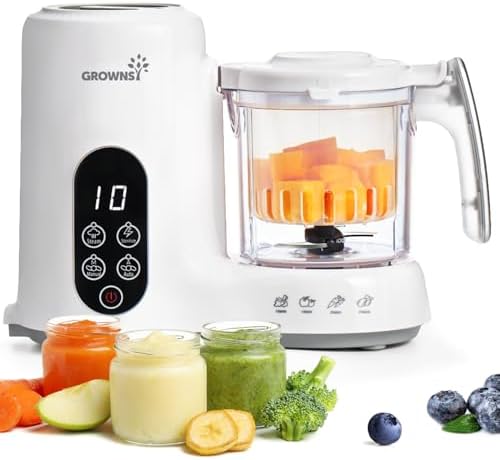 Grownsy Baby Food Maker, Steamer & Blender Baby Food Processor by GROWNSY
