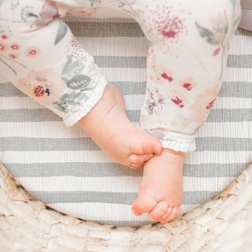 Gllquen Baby Muslin Bassinet Sheets 3pk, Soft Cotton Baby Sheet 33x17 - Image 2