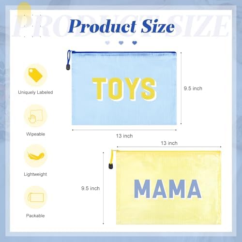 6pcs Hospital Diaper Bag Organizing Pouches - Image 2