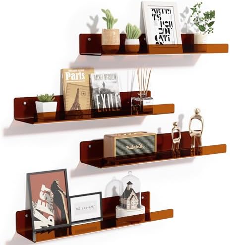 upsimples 4 Pcs 15" Acrylic Shelves - Image 4