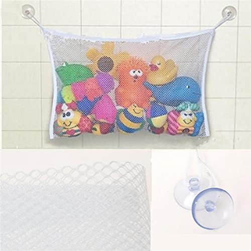 Bath Toy Organizer Mesh Bag Baby Bathtub Hanging Storage Bag Quick Drying by ShanLily