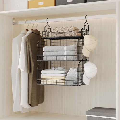 HapiRm Hanging Closet Organizer Storage - Image 5