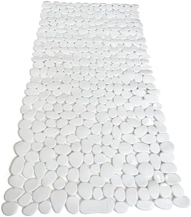 “Pebbles” Non-Slip Bathtub/Shower Mat 27.5”x14” Rectangular, Machine-Washable - Image 2