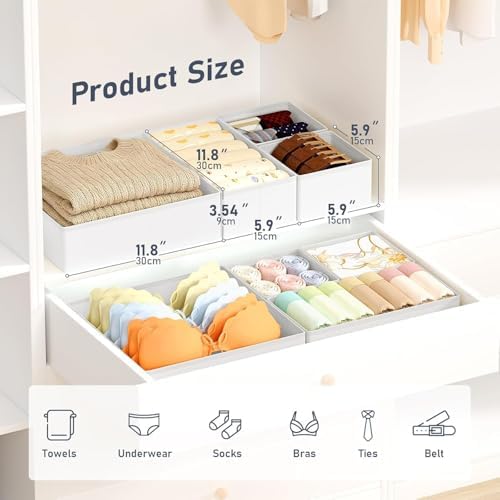 DIMJ Drawer Organizer Clothes Storage - Image 2