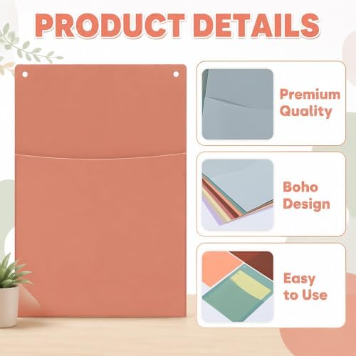 48 Pcs Boho Plastic Oversized Wall Pockets - Image 3