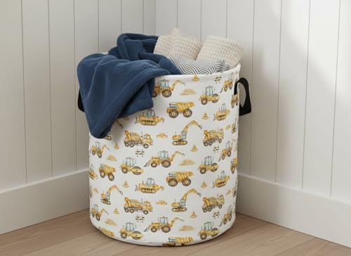 Collapsible Round Storage Basket, Soft-Sided Organizer - Image 5