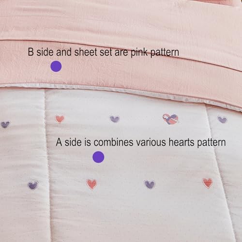 JHXHMX 4 Pieces Toddler Bedding Set, Soft Crib Bed Sheets Set Includes Quilted - Image 6
