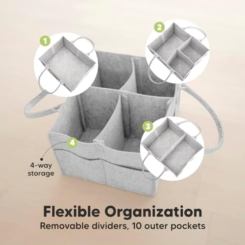 KeaBabies Baby Diaper Caddy Organizer - Image 4