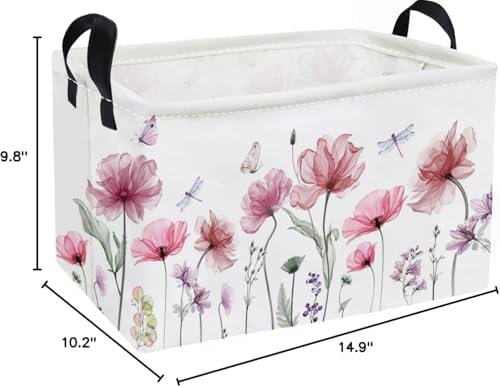 Essme Rectangular Flower Basket, Girls Baskets Empty - Image 2
