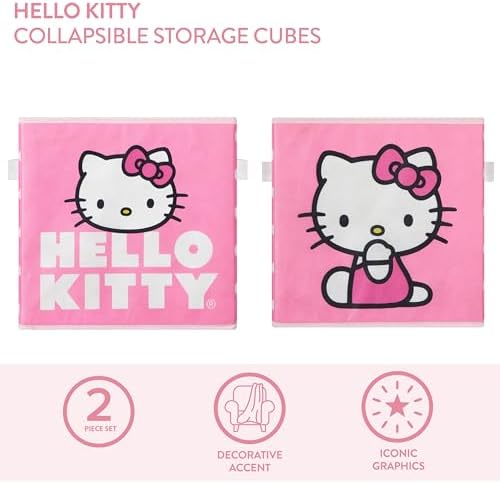 Hello Kitty Set of 2 Storage Cubes - Image 2