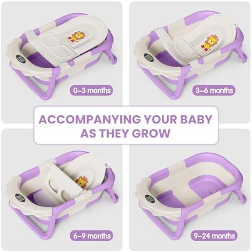 TPN Collapsible Baby Bathtub for Infants to Toddler - Image 4