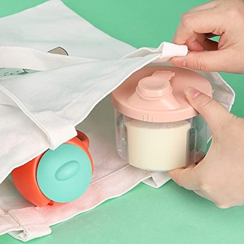 Accmor Baby Formula Dispenser On The Go, Non-Spill Rotating Four-Compartment - Image 6