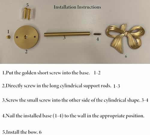 Brass Curtain Holdbacks Gold Curtain Tieback Curtain Holders Backs Wall Hooks - Image 4