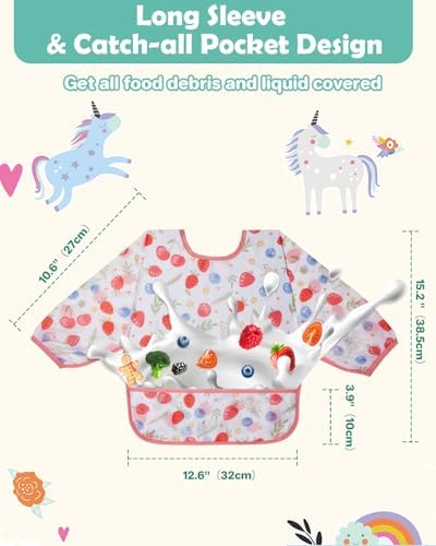 Lictin Long Sleeve Bibs 5 Pack - Image 6