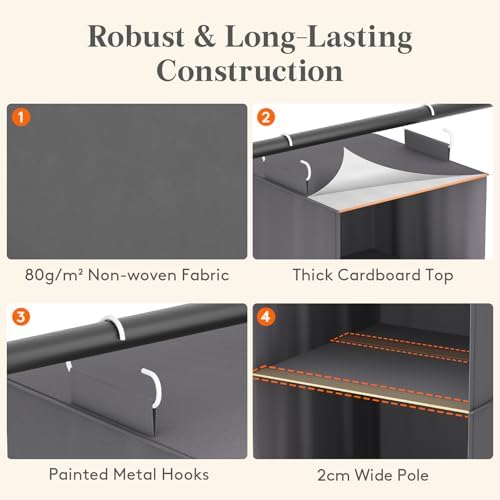 Lifewit Hanging Closet Organizer and Storage - Image 4
