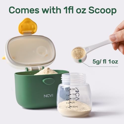 NCVI Baby Formula Dispenser On The Go, Formula Holder - Image 3
