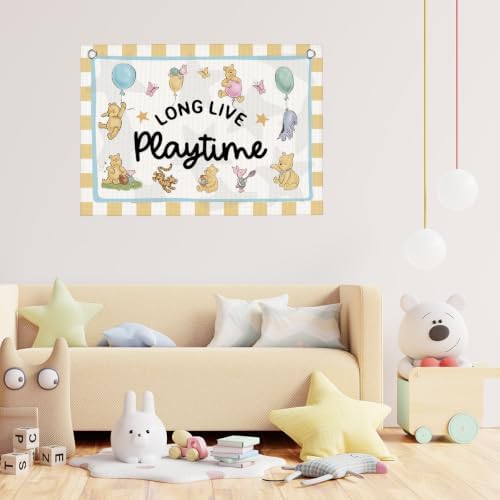 Long Live Playtime Banner Playroom Wall Decor - Image 5