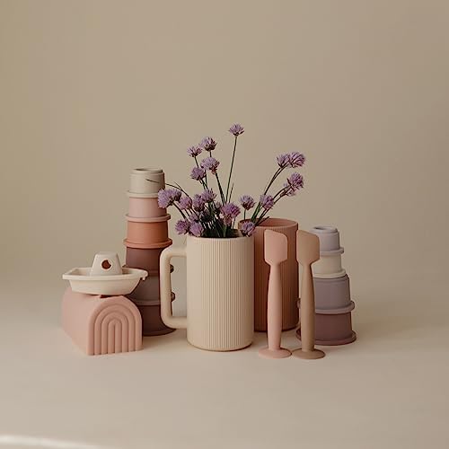 mushie Baby Bath Rinse Cup | 100% Food Grade Silicone | Shampoo & Body Washing - Image 6