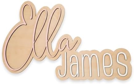 Wooden Name Signs for Nursery, Baby Name Sign, Name Signs for Kids Room by HickoryHollowDesigns