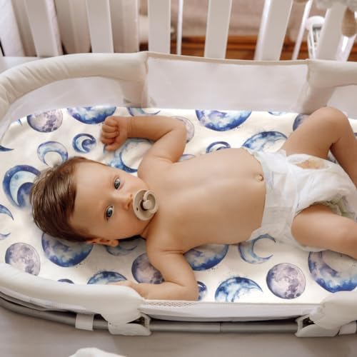 4 Pack Breathable Bassinet Sheets - Image 3
