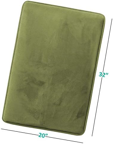 Clara Clark Bathroom Rugs, Velvet Memory Foam Bath Mat, Machine Washable Bath - Image 3