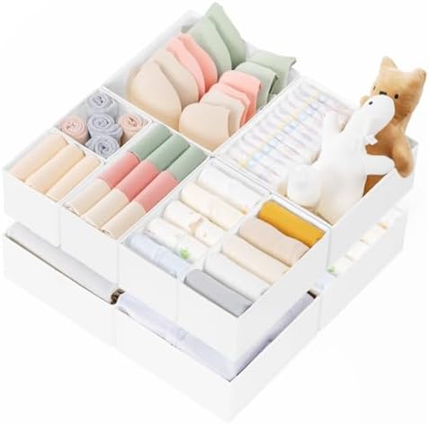Criusia Drawer Organizer Clothes, 10 Pack Dresser Organizer by Criusia