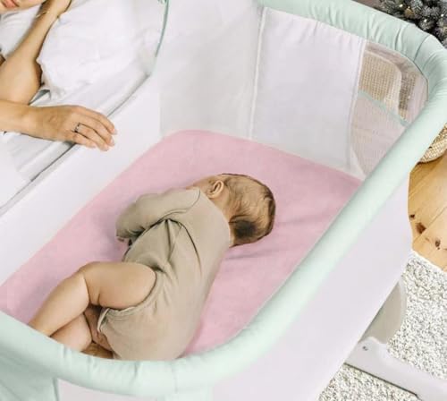 4 Pack Bassinet Fitted Sheets Compatible - Image 6
