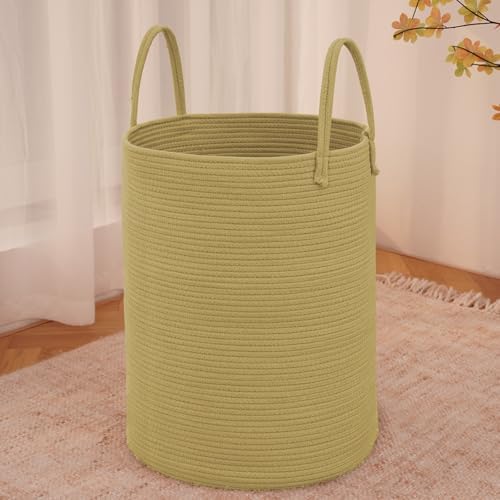 JMvicyroam 60L Cotton Rope Laundry Basket Hamper by JMvicyroam