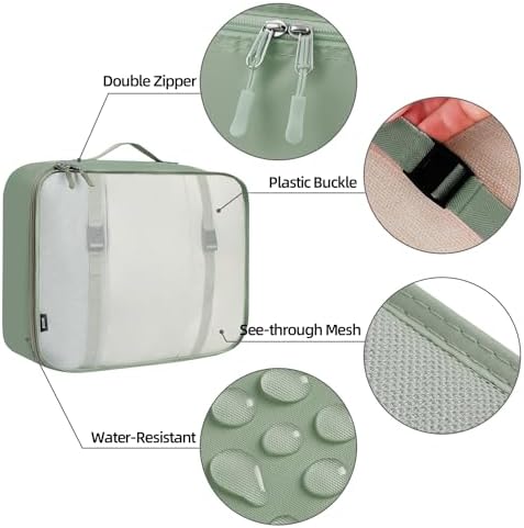 BAGAIL 6 Set/8 Set/10 Set Packing Cubes Various Sizes Packing Organizer - Image 5