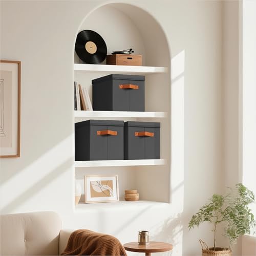 Homsorout Storage Bins with Lids - Image 2