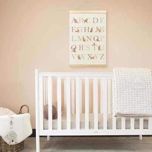 TLESKE Golden Retriever Alphabet ABC Chart Poster Hanger Frame, Homeschool - Image 3