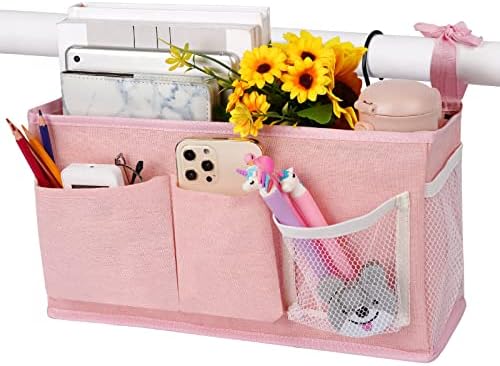 Bedside Caddy, Bedside Storage Bag Hanging Organizer by Loghot