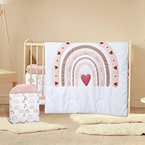 Rtteri 4 Pieces Baby Crib Bedding Set, Standard Nursery Size Soft by Rtteri