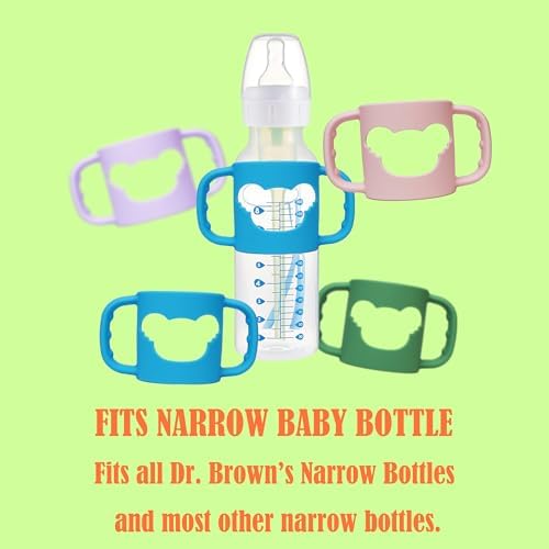 4 Pack Silicone Baby Bottle Handles - Image 4