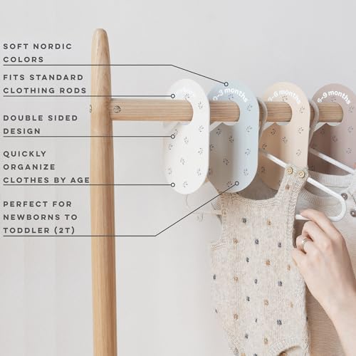 3 Sprouts Baby Closet Dividers, Newborn to 2T, 8 Piece Set - Image 4