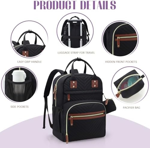 Tuwubi Diaper Bag Backpack, Baby Essentials - Image 7