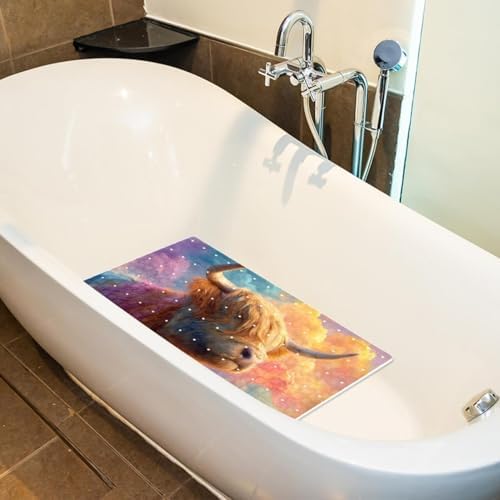 Bath Tub Shower Mat, Washable Bathtub Floor Mats, Suction Cups and Drain Holes - Image 5